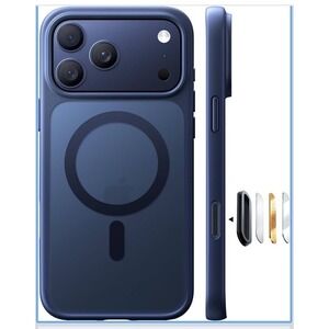 TORRAS Stronger Magnetic‎ & Shockproof for iPhone 17 Pro Max Case- Deep Blue
